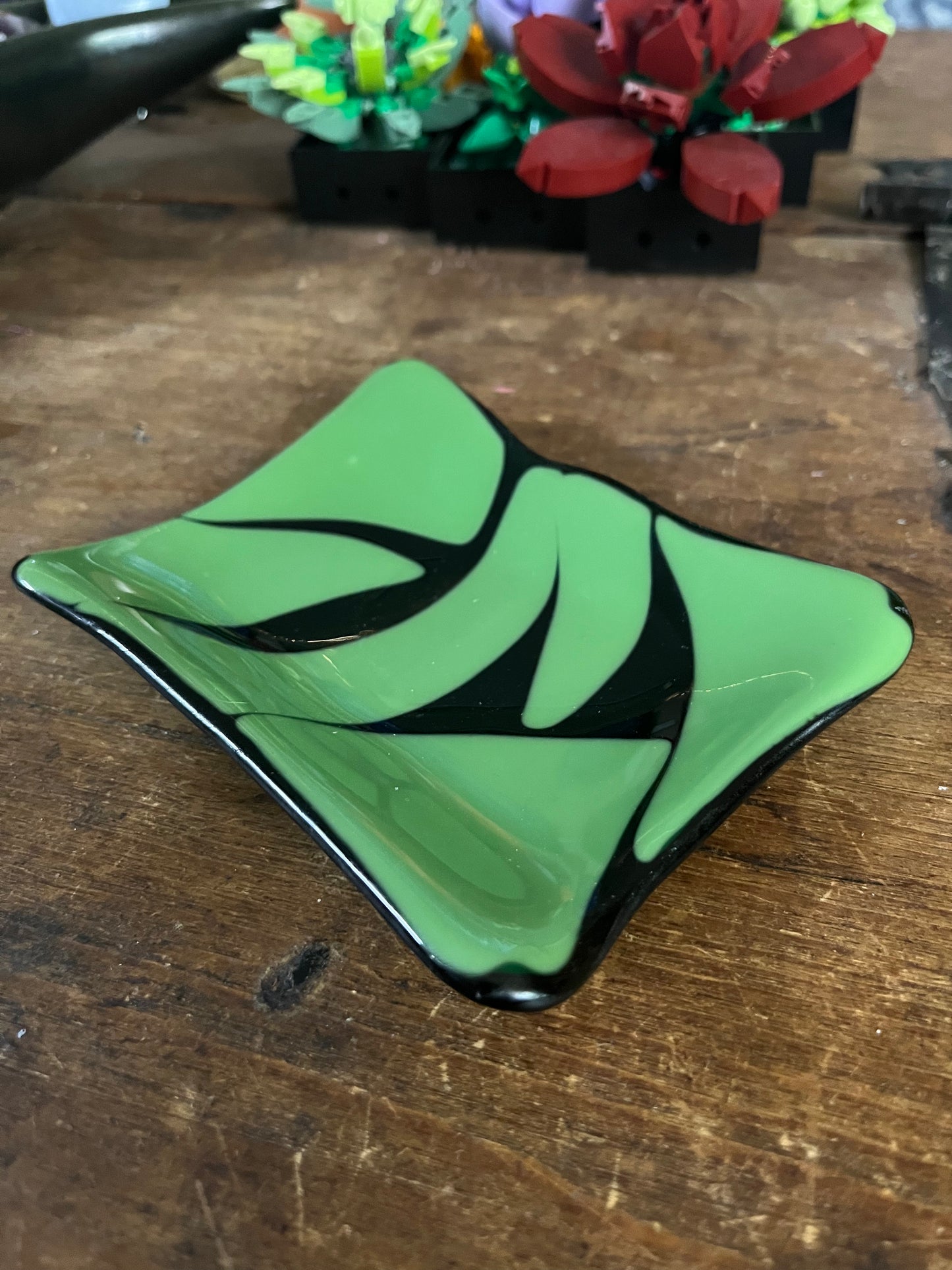 In The Jungle Glass Dish