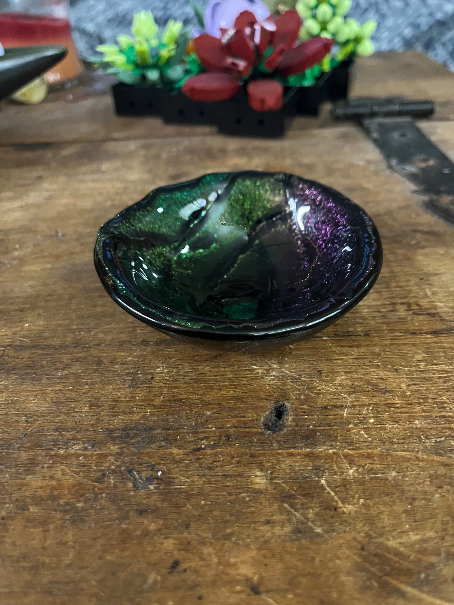 Dichroic Rainbow Bowl #1