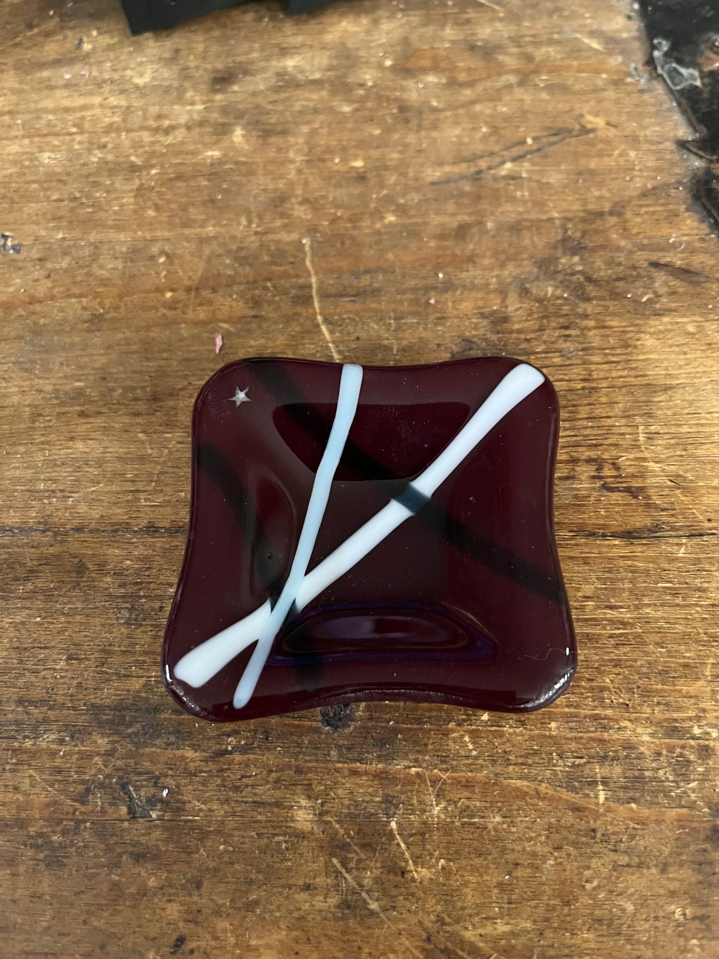 Dark Red Dish