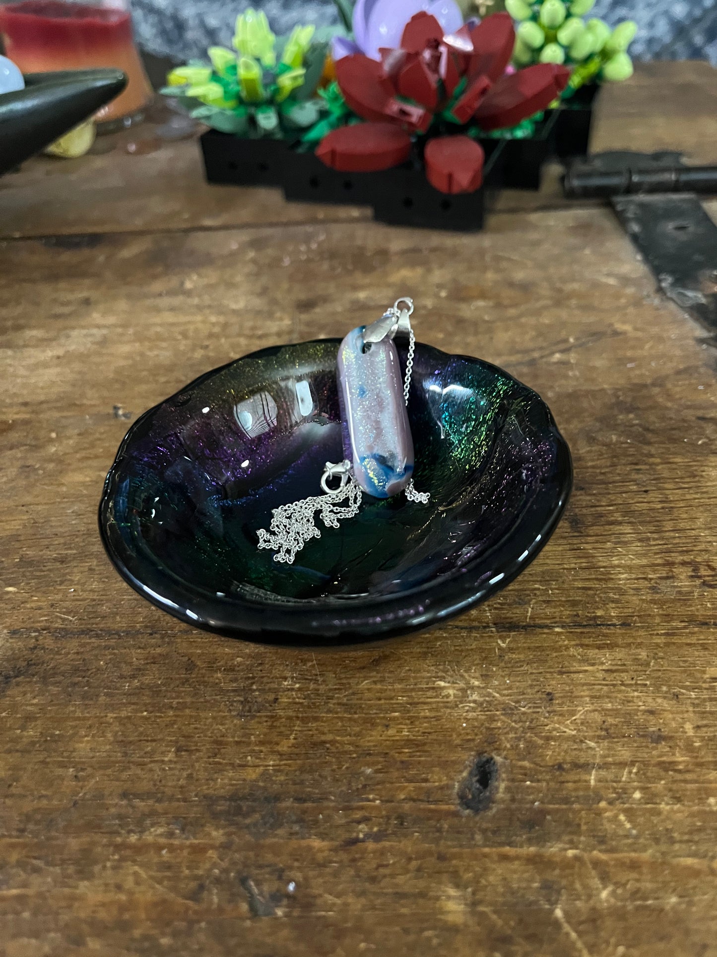 Dichroic Rainbow Bowl #1